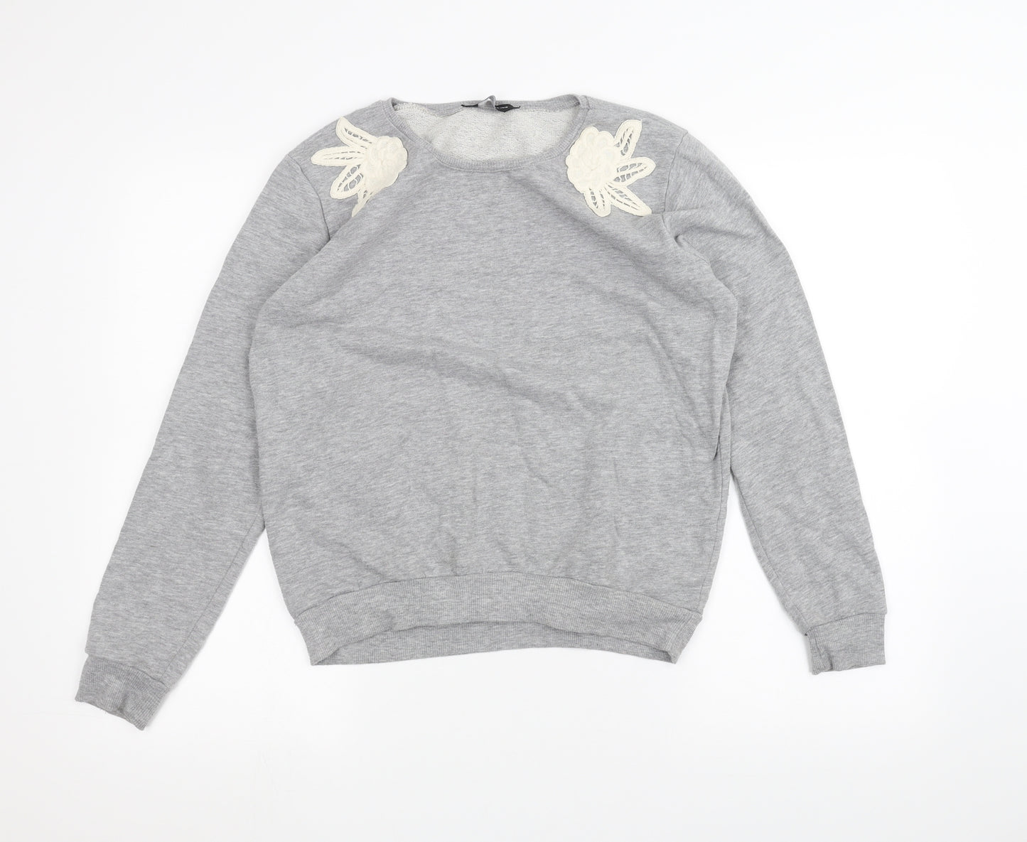 Dorothy Perkins Womens Grey   Pullover Jumper Size 10