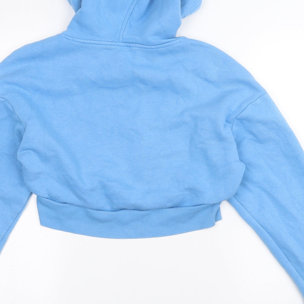Miss Selfridge Womens Blue   Pullover Hoodie Size 10