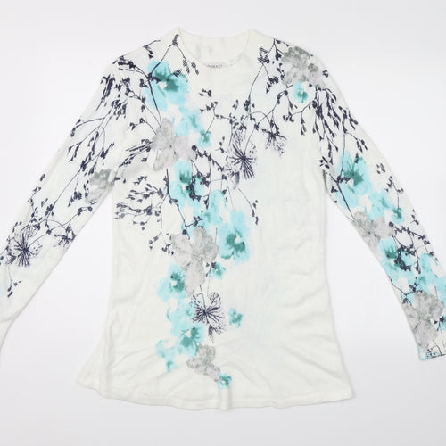 Damart Womens White   Pullover Jumper Size M