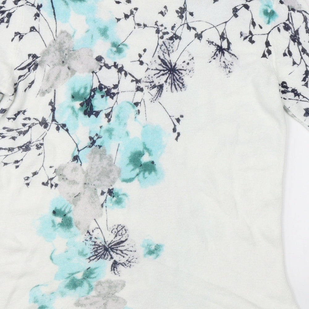 Damart Womens White   Pullover Jumper Size M