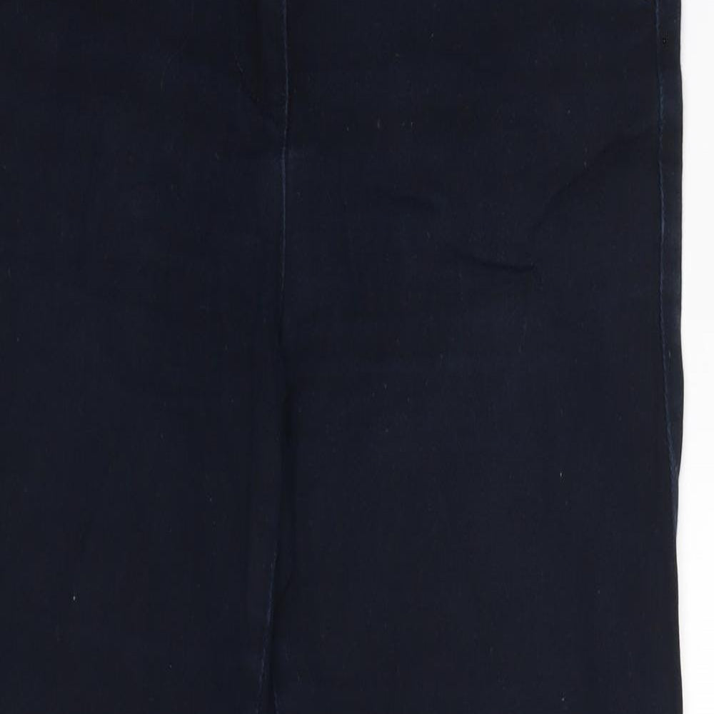M&Co Womens Blue   Straight Jeans Size 12 L27 in