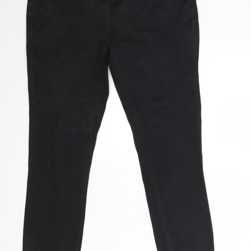NEXT Womens Black   Skinny Jeans Size 12 L27 in