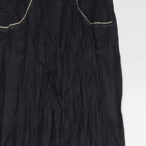 Gap Womens Black    Jeans Size 8 L27 in - crinkled effect