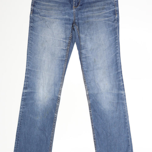 s Oliver Womens Blue   Straight Jeans  L31 in
