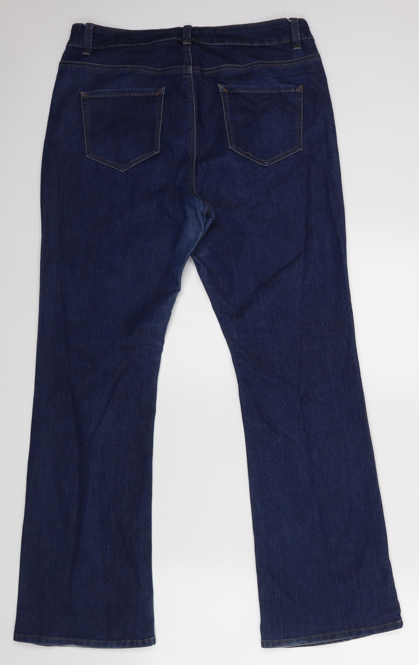 George Womens Blue   Bootcut Jeans Size 14 L29 in