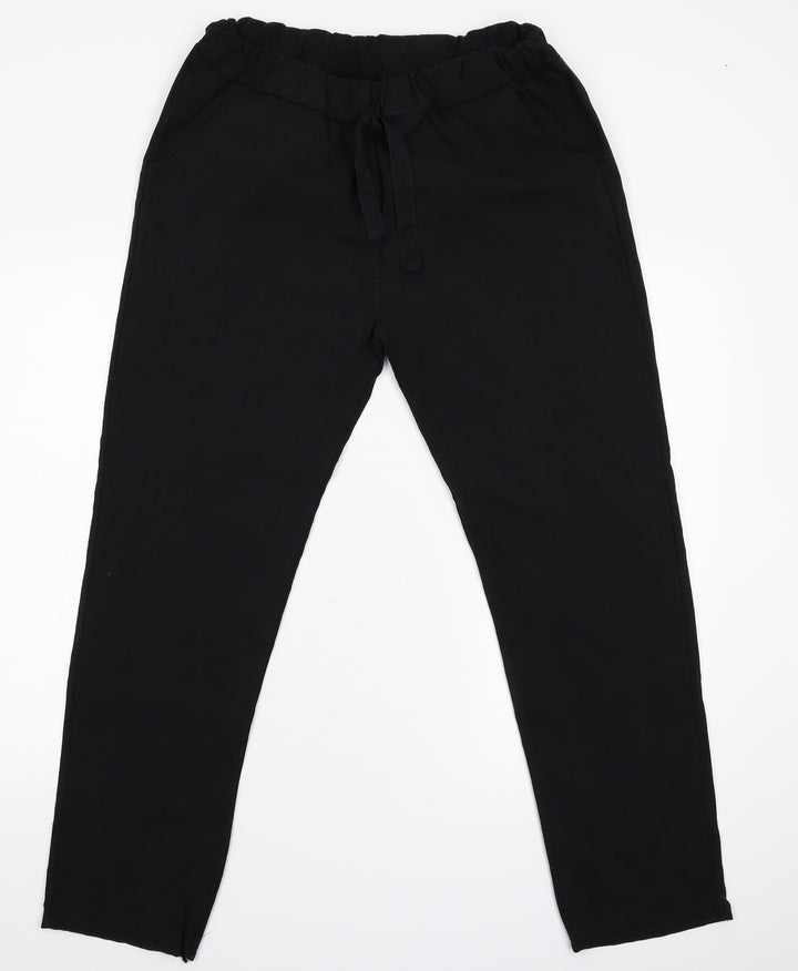 Preworn Womens Black  Denim Skinny Jeans Size M L28 in