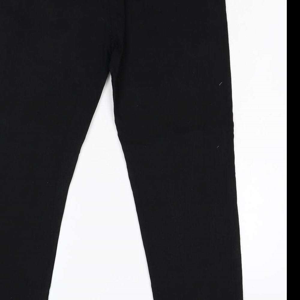 Preworn Womens Black  Denim Skinny Jeans Size M L28 in
