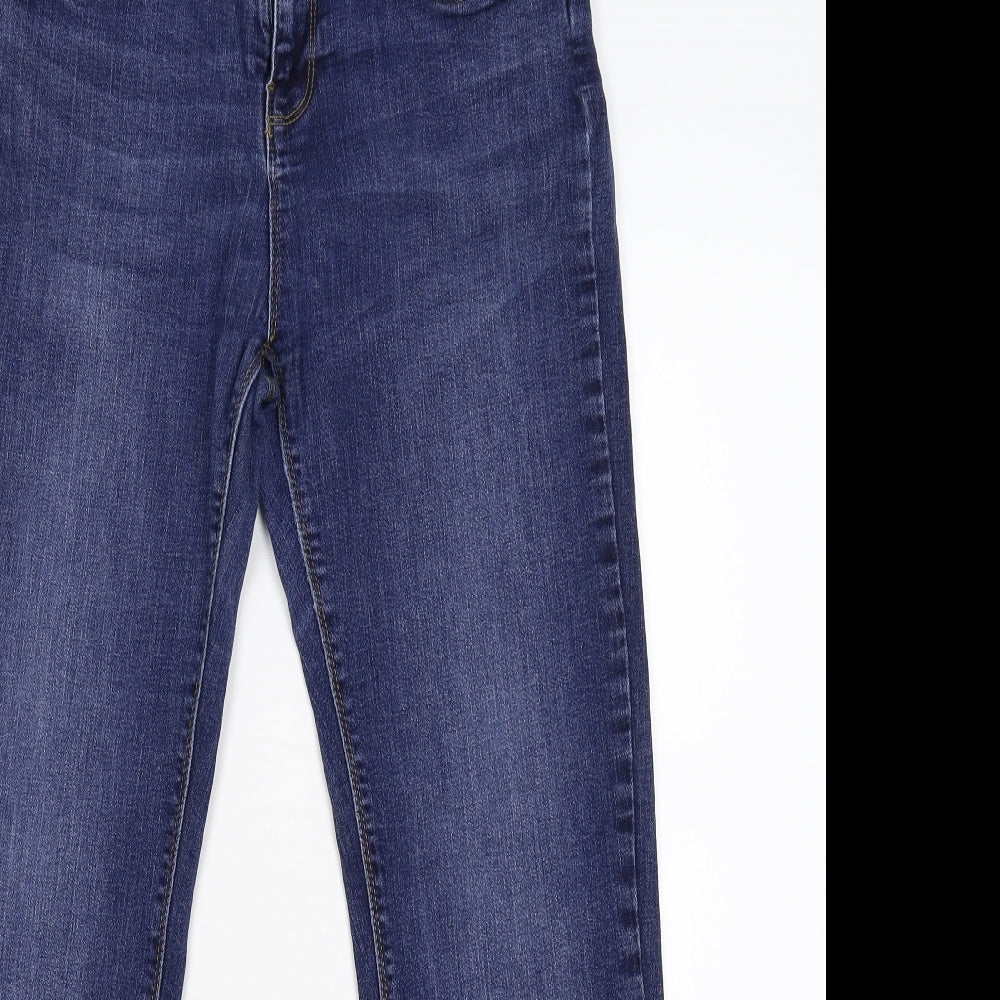 Dunnes Stores Womens Blue  Denim Straight Jeans Size 14 L28 in