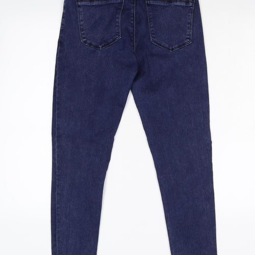 Ana & Lucy Womens Blue  Denim Skinny Jeans Size 40 L27 in