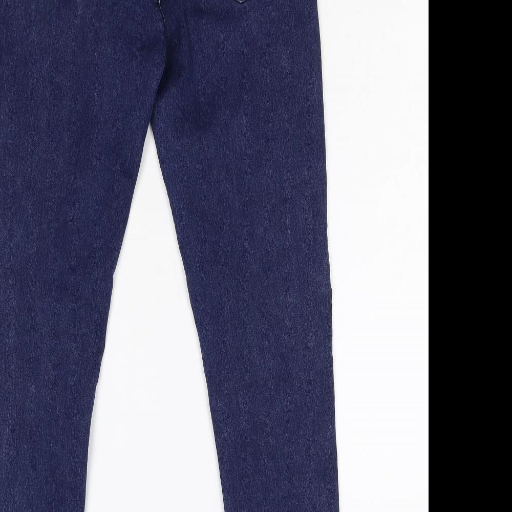 Ana & Lucy Womens Blue  Denim Skinny Jeans Size 40 L27 in