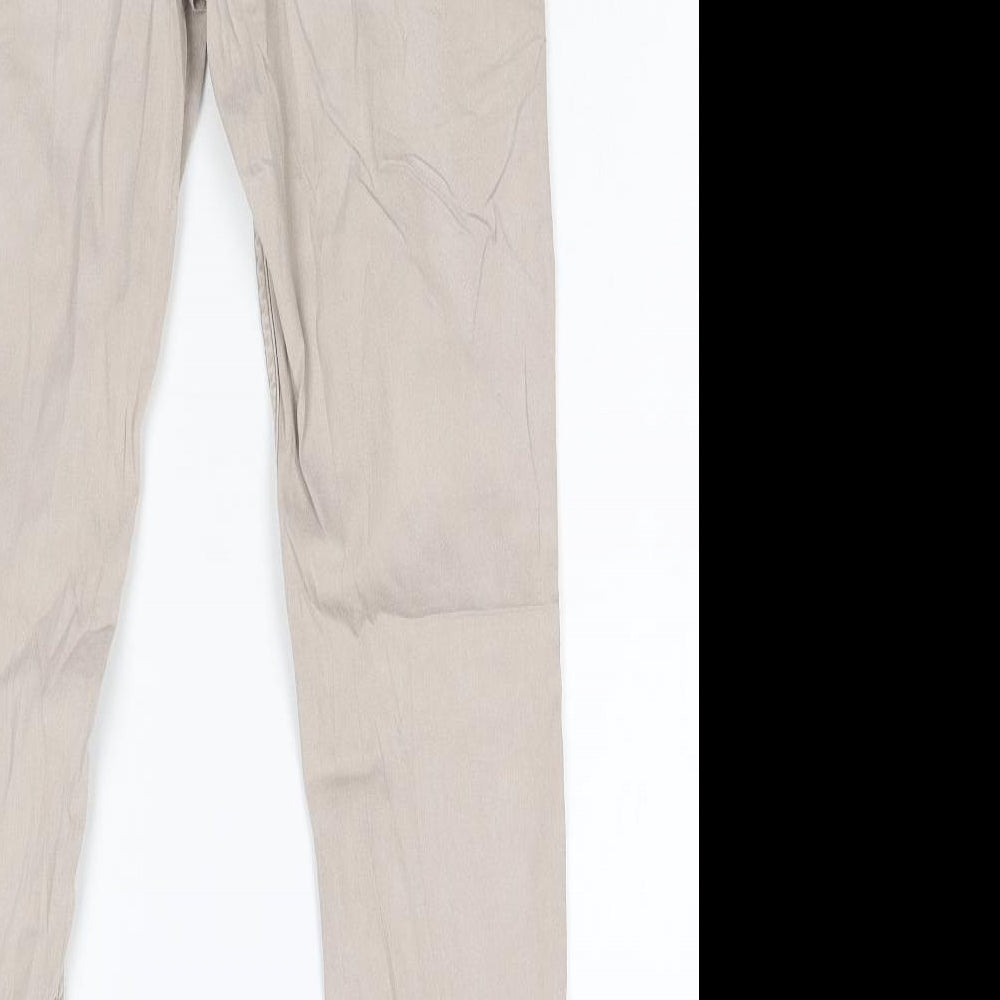 H&M Womens Beige  Denim Skinny Jeans Size 36 L29 in