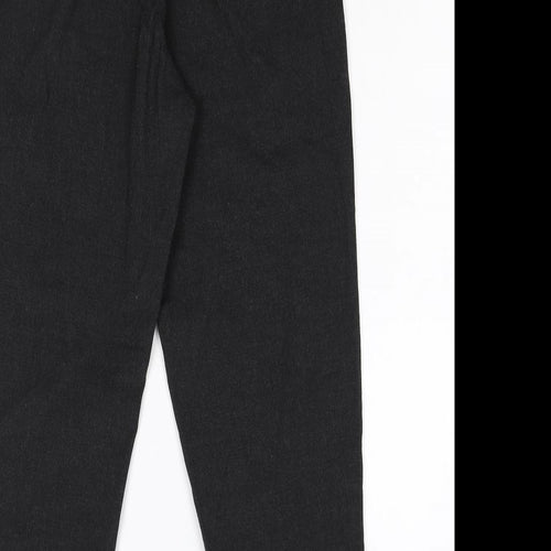 H&M Womens Black  Flannel Trousers  Size 36 L26 in