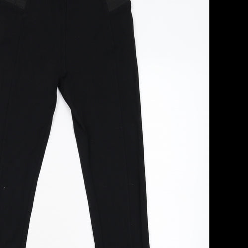 Lexxury Womens Black   Carrot Leggings Size M L28 in