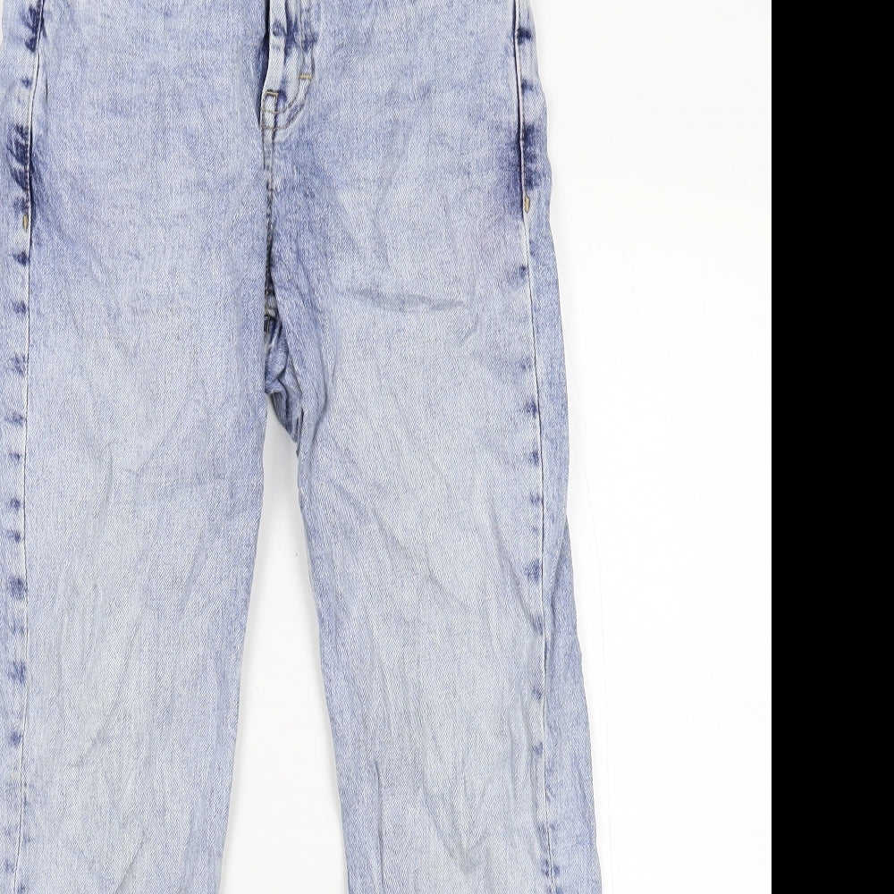 Topshop Womens Blue  Denim Cropped Jeans Size 25 L25 in