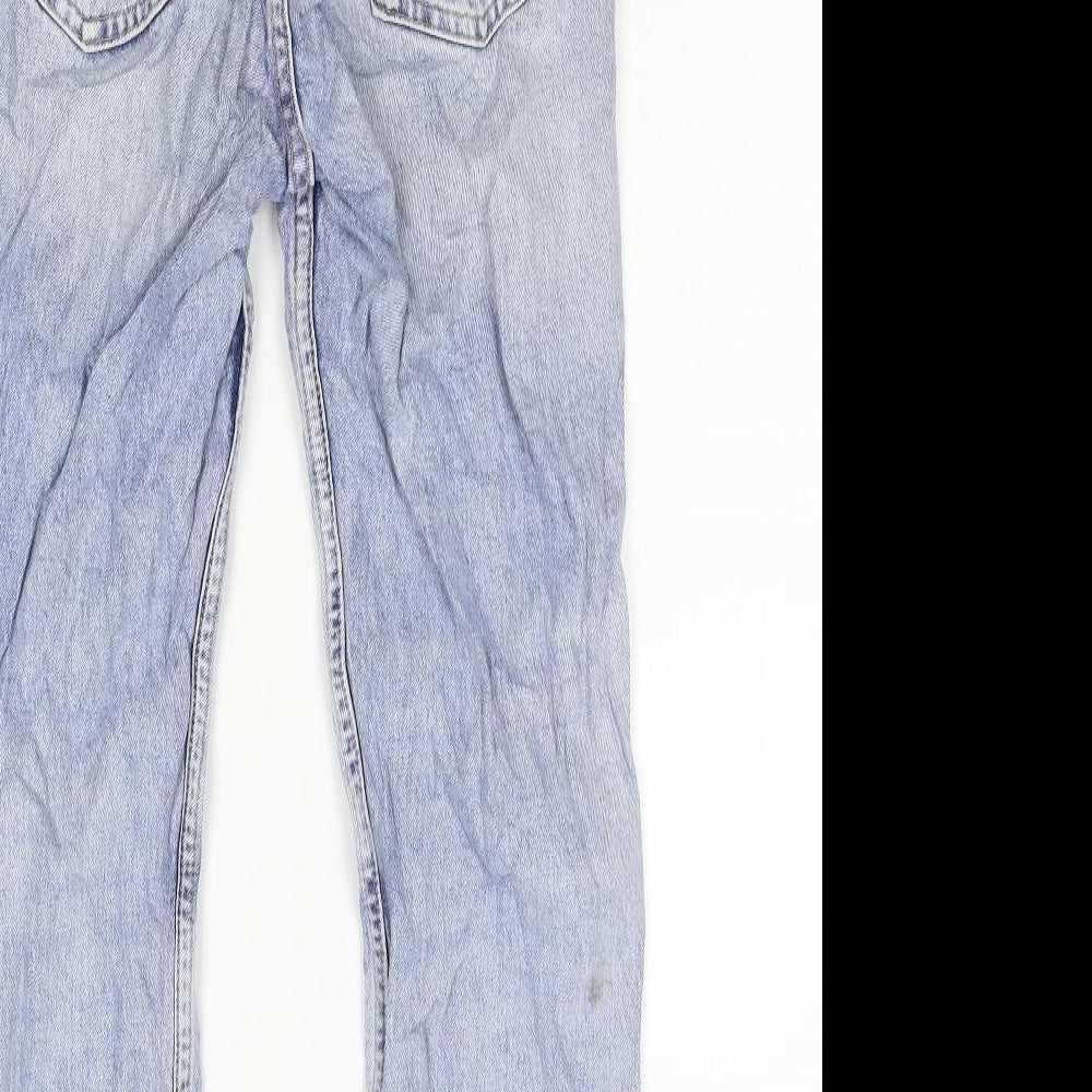 Topshop Womens Blue  Denim Cropped Jeans Size 25 L25 in