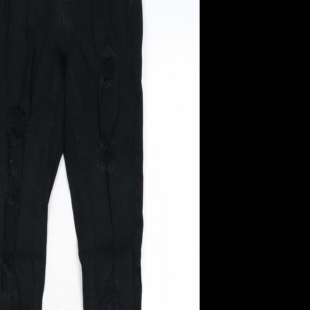 Divided Womens Black  Denim Skinny Jeans Size 6 L28 in