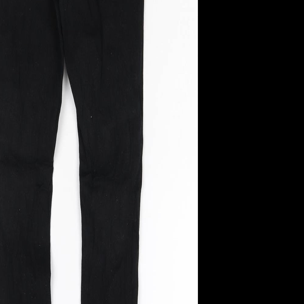 Divided Womens Black  Denim Skinny Jeans Size 6 L28 in