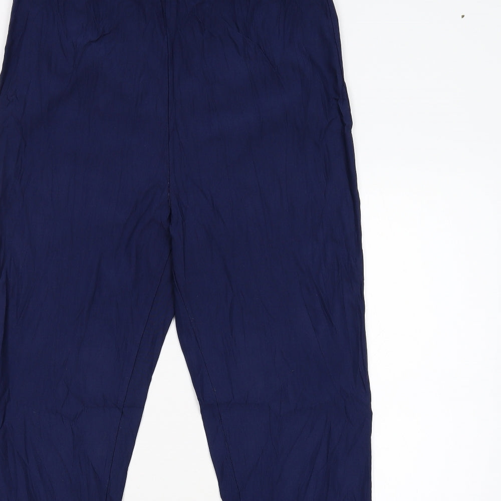 Emeliax Womens Blue   Trousers  Size 16 L29 in
