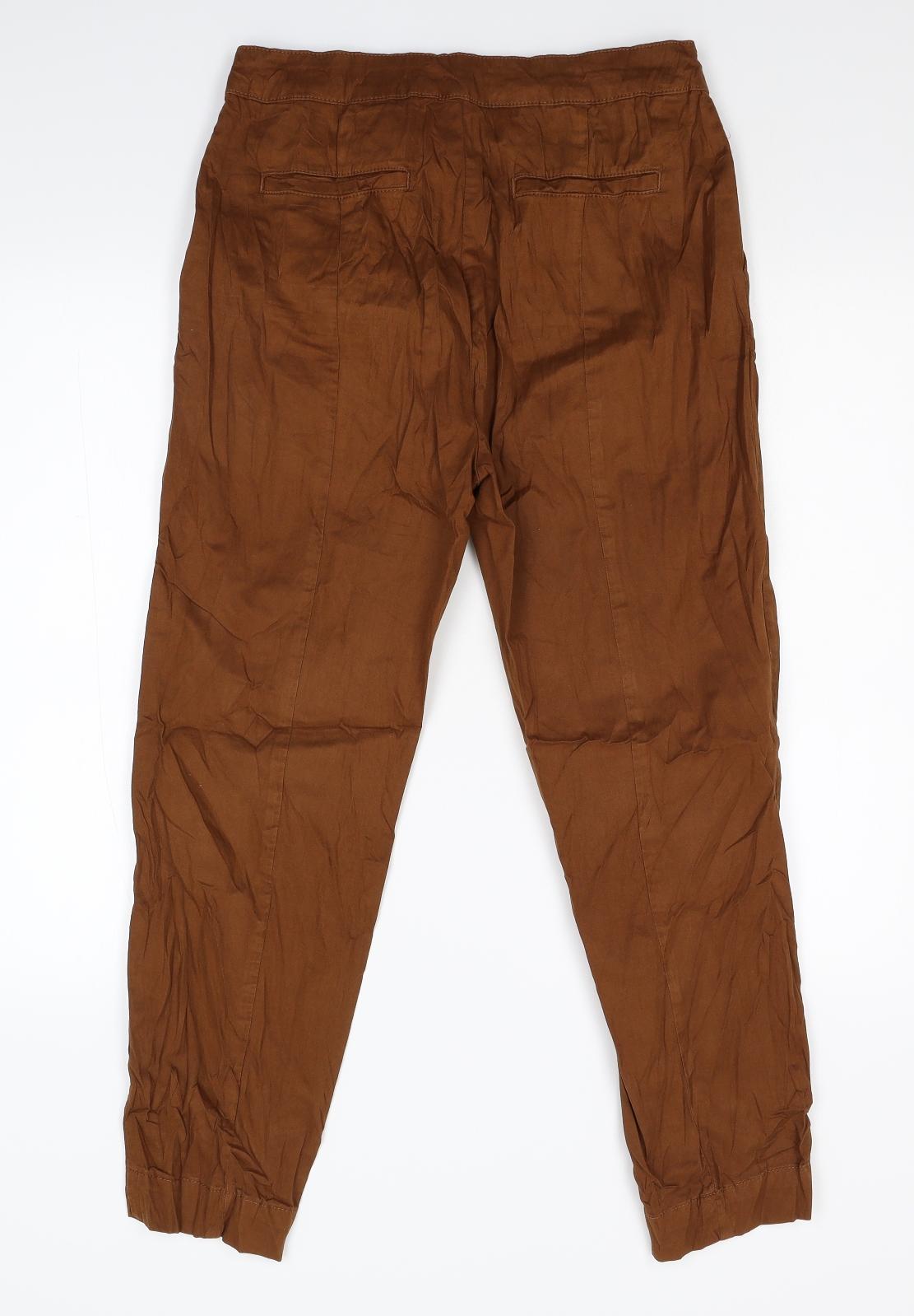 Sea Salt Cornwall Womens Brown   Trousers  Size 10 L26 in