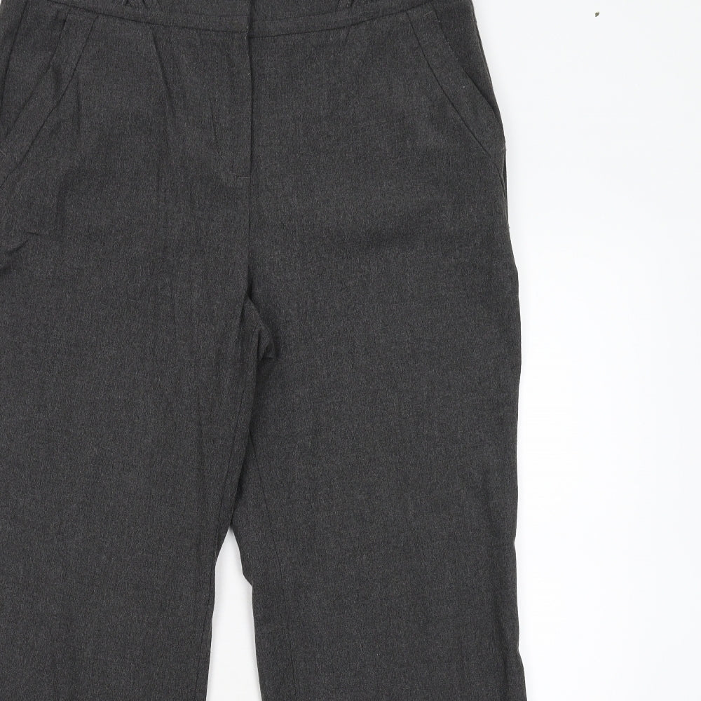 Per Una Womens Grey   Trousers  Size 14 L28 in