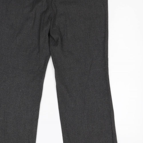 Per Una Womens Grey   Trousers  Size 14 L28 in