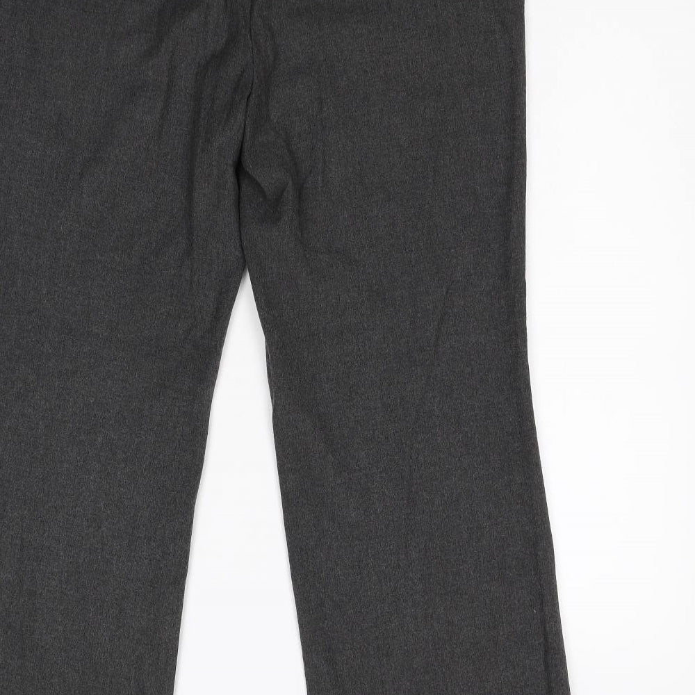 Per Una Womens Grey   Trousers  Size 14 L28 in