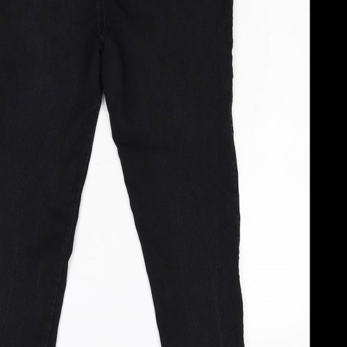 Primark Womens Black  Denim Skinny Jeans Size 16 L27 in