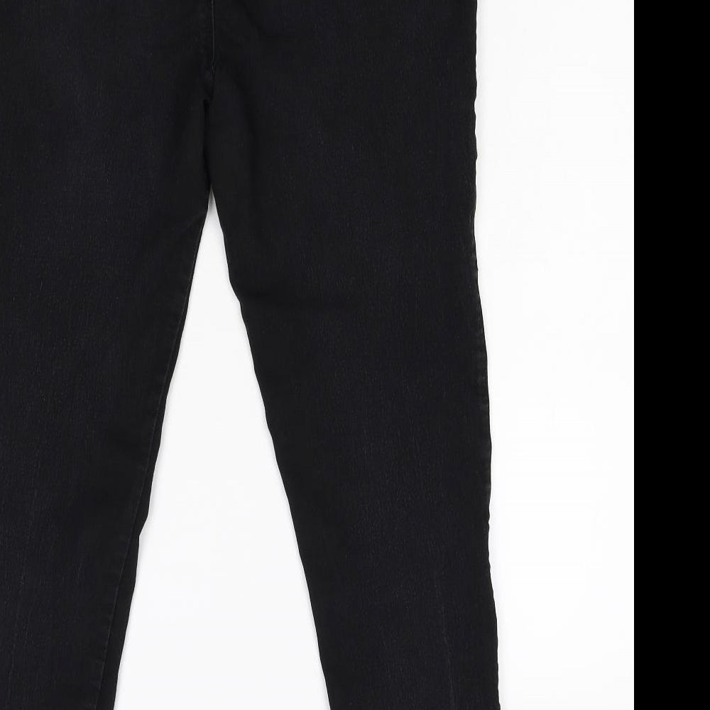 Primark Womens Black  Denim Skinny Jeans Size 16 L27 in