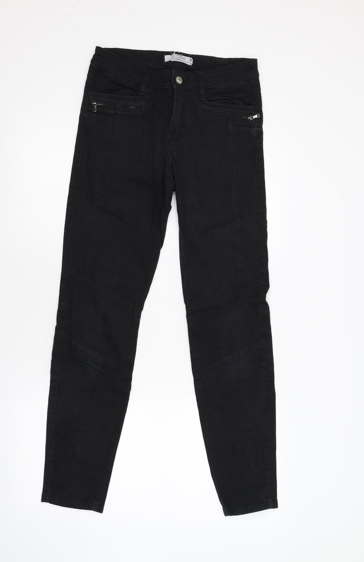 LOGG Womens Black Denim Skinny Jeans Size 36 L28 in
