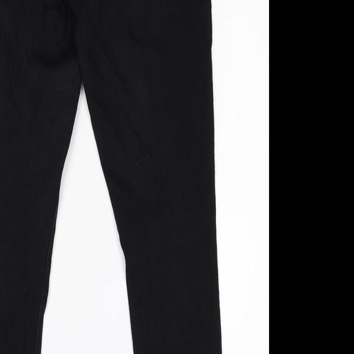 Silver Crush Womens Black  Denim Skinny Jeans Size 12 L29 in