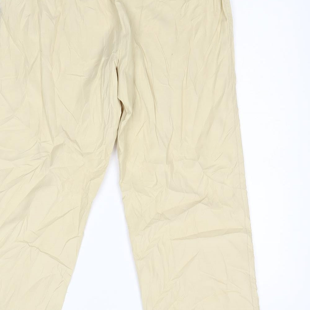 Casual Comfort Womens Beige   Trousers  Size 14 L26 in