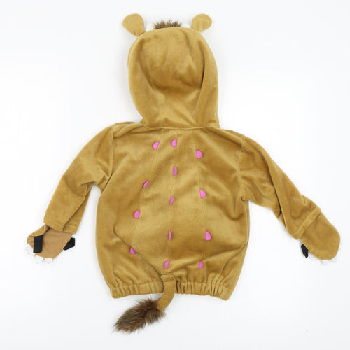gruffalo Boys Brown   Pullover Hoodie Size 2-3 Years  - animal ears