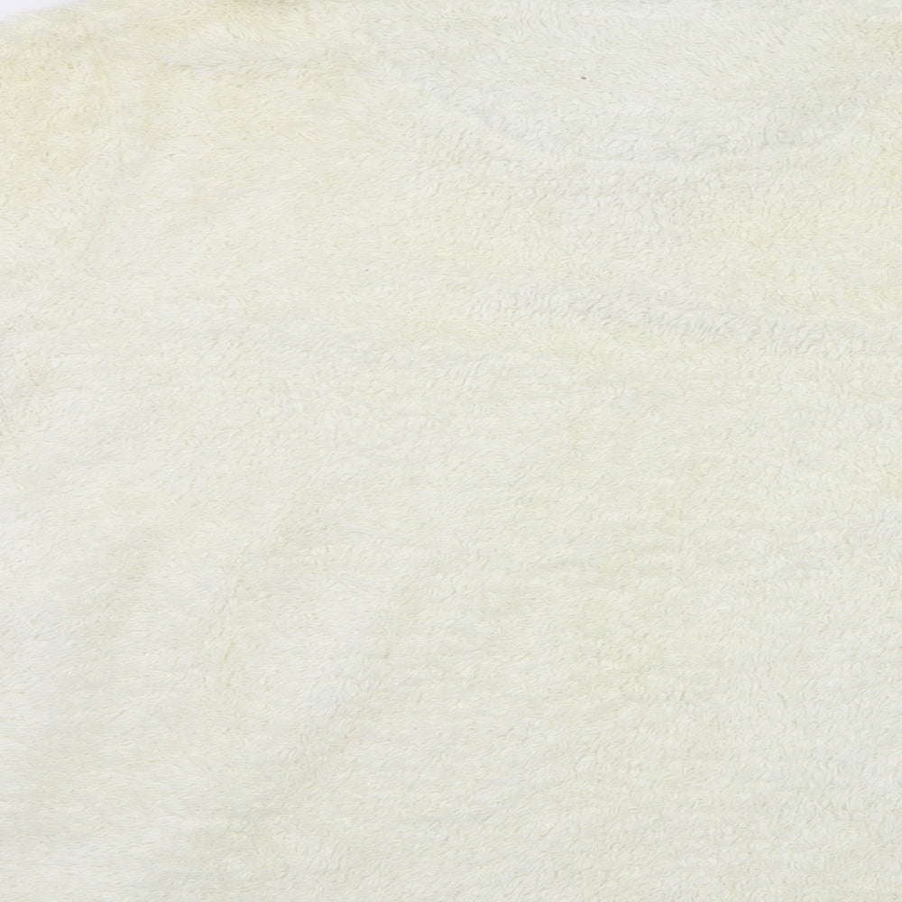 George Womens White  Fleece Pullover Sweatshirt Size 22