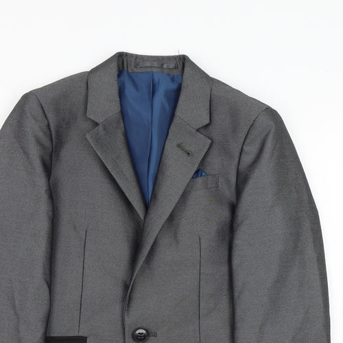 BW Finest Quality Boys Grey   Shirt Jacket Blazer Size 7 Years