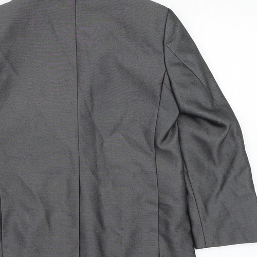 BW Finest Quality Boys Grey   Shirt Jacket Blazer Size 7 Years