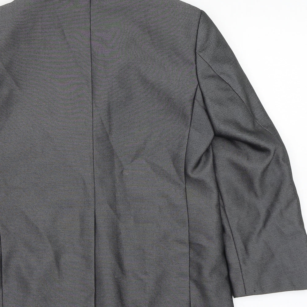 BW Finest Quality Boys Grey   Shirt Jacket Blazer Size 7 Years