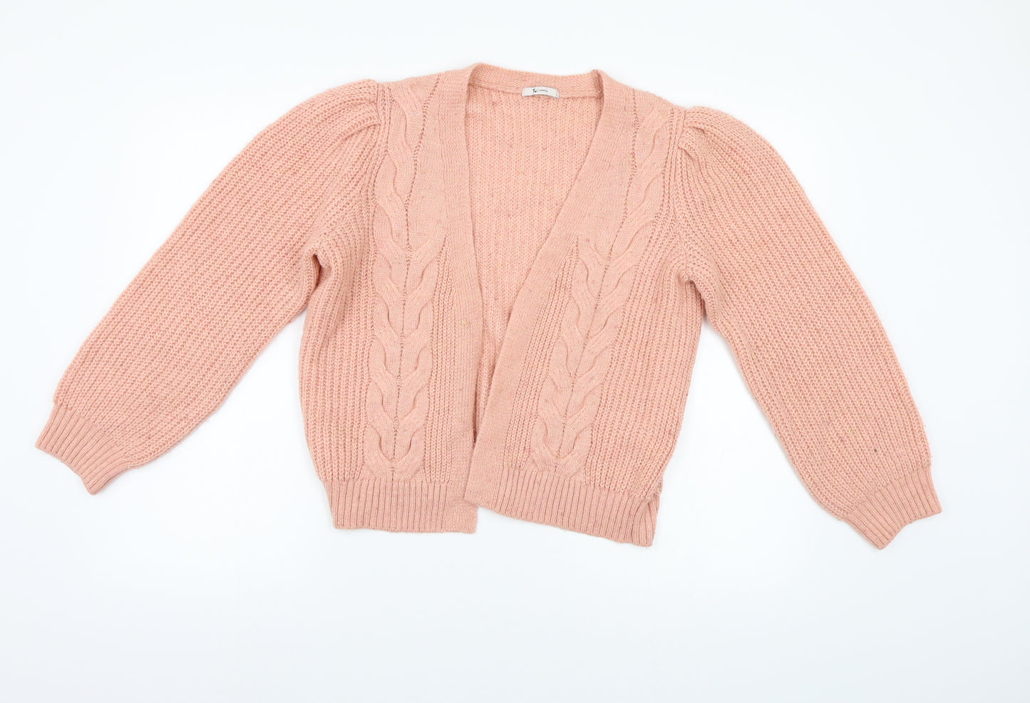 TU Womens Pink  Knit Cardigan Jumper Size 10