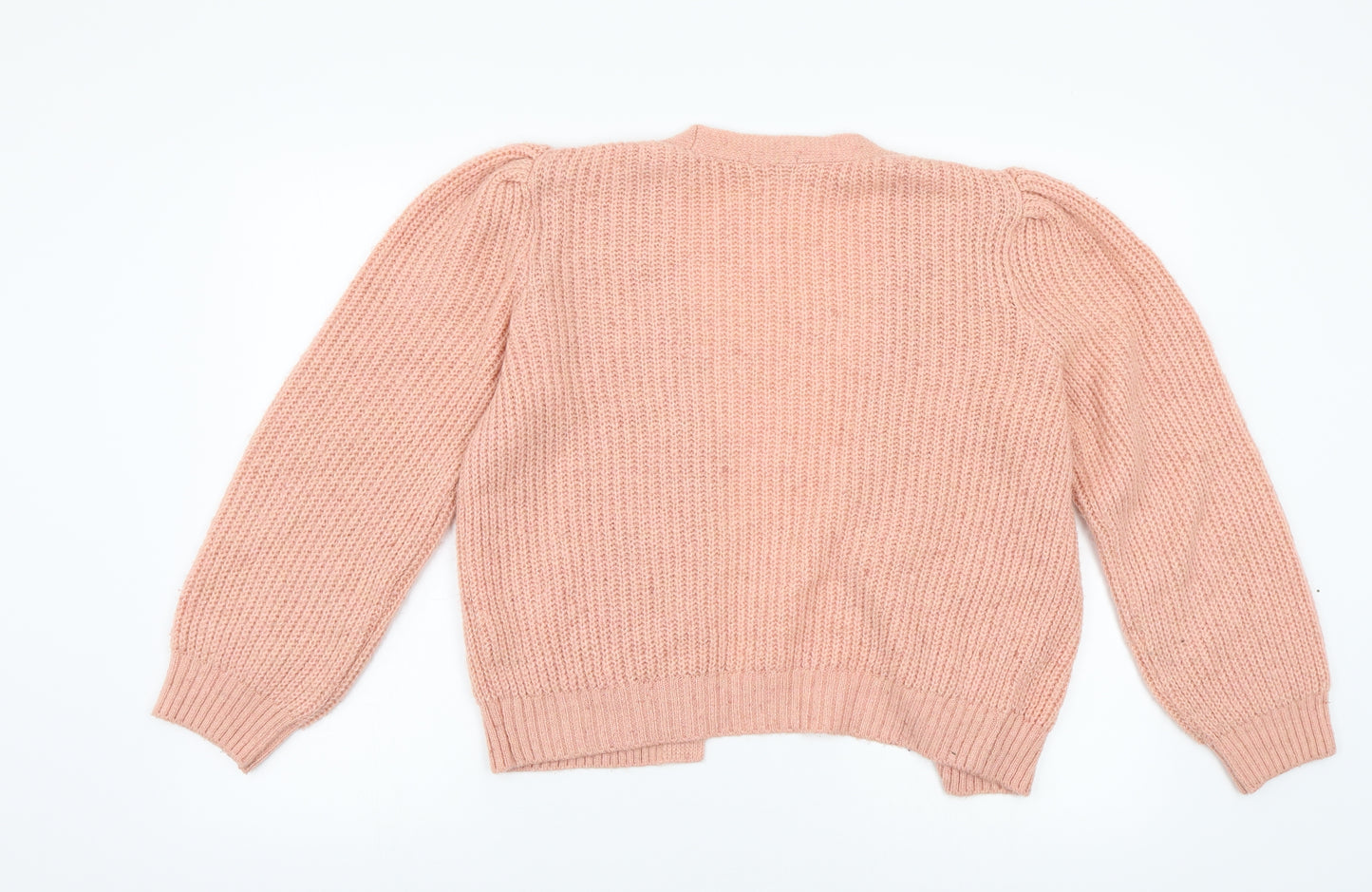 TU Womens Pink  Knit Cardigan Jumper Size 10