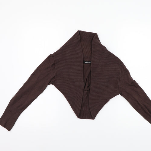 Innocence Womens Brown   Shrug Jumper Size 12