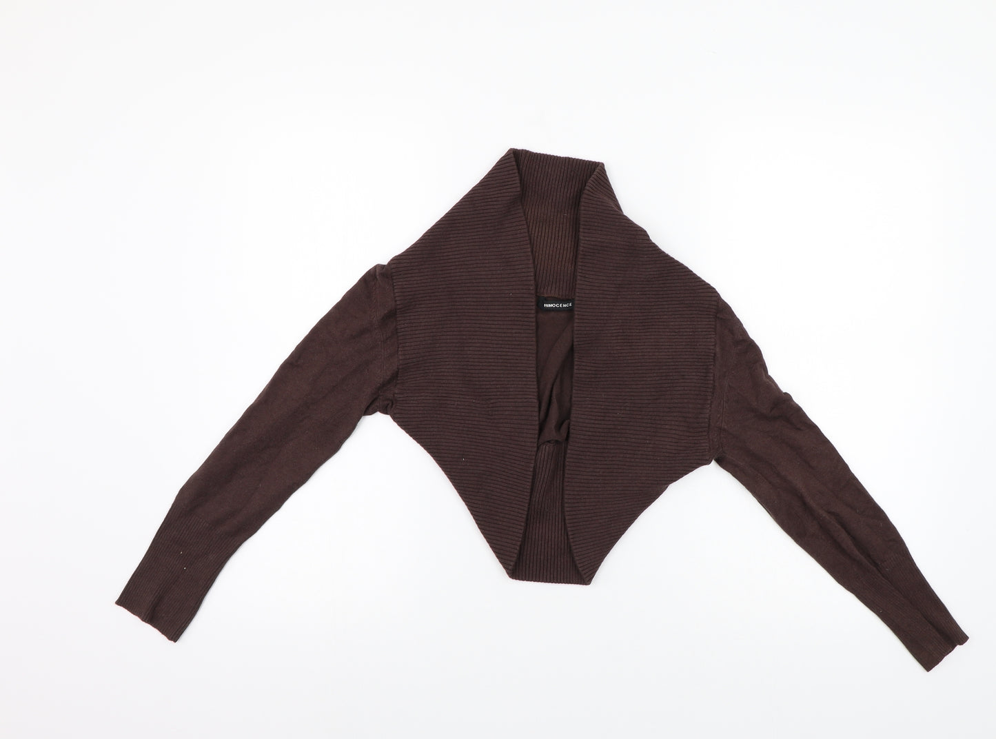Innocence Womens Brown   Shrug Jumper Size 12