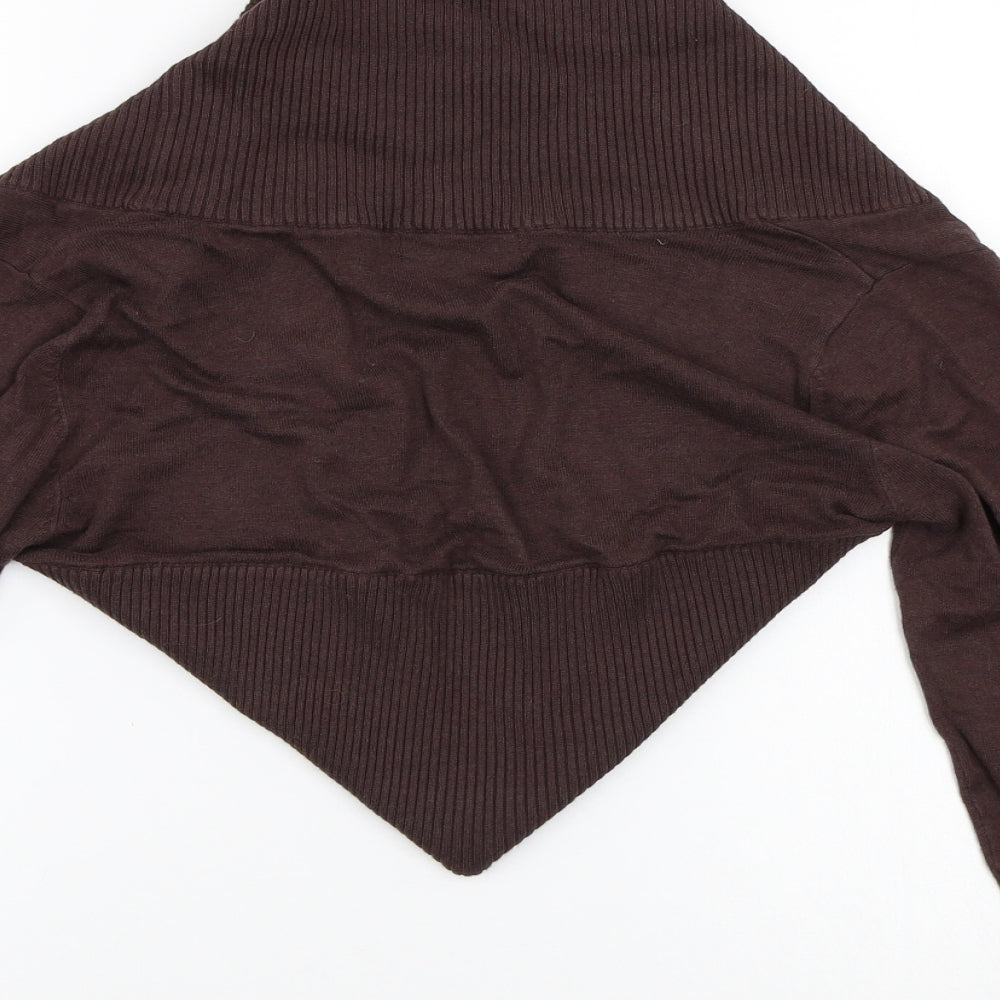 Innocence Womens Brown   Shrug Jumper Size 12
