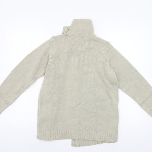 BM Womens Beige  Knit Cardigan Jumper Size S