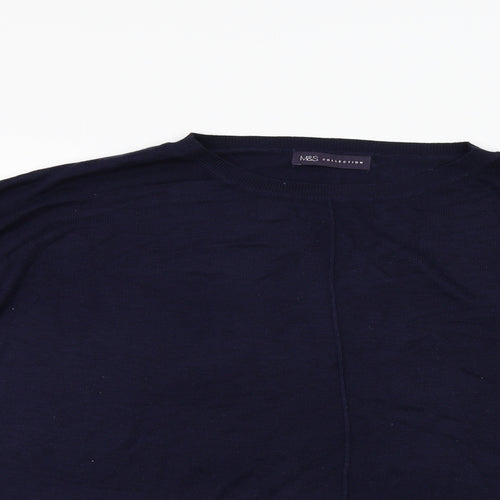 M&S Womens Blue   Pullover Jumper Size XL