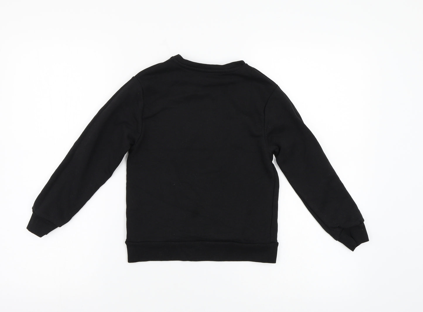 Very Boys Black   Pullover Sweatshirt Size 8 Years  - Santa