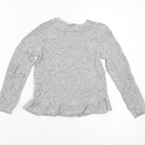 George Girls Green   Henley Sweatshirt Size 5 Years  - cute
