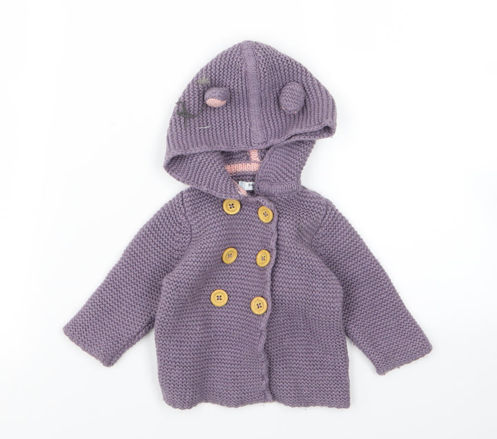 Preworn Baby Purple Jacket Size 3-6 Months