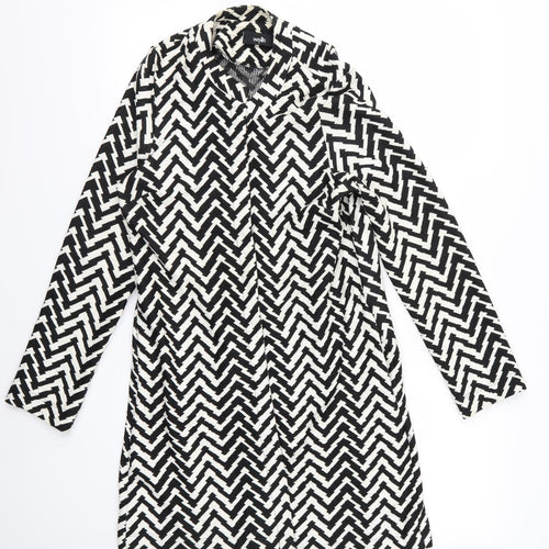 Wallis Womens Black Striped  Jacket  Size S