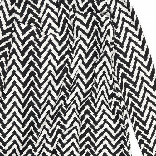 Wallis Womens Black Striped  Jacket  Size S
