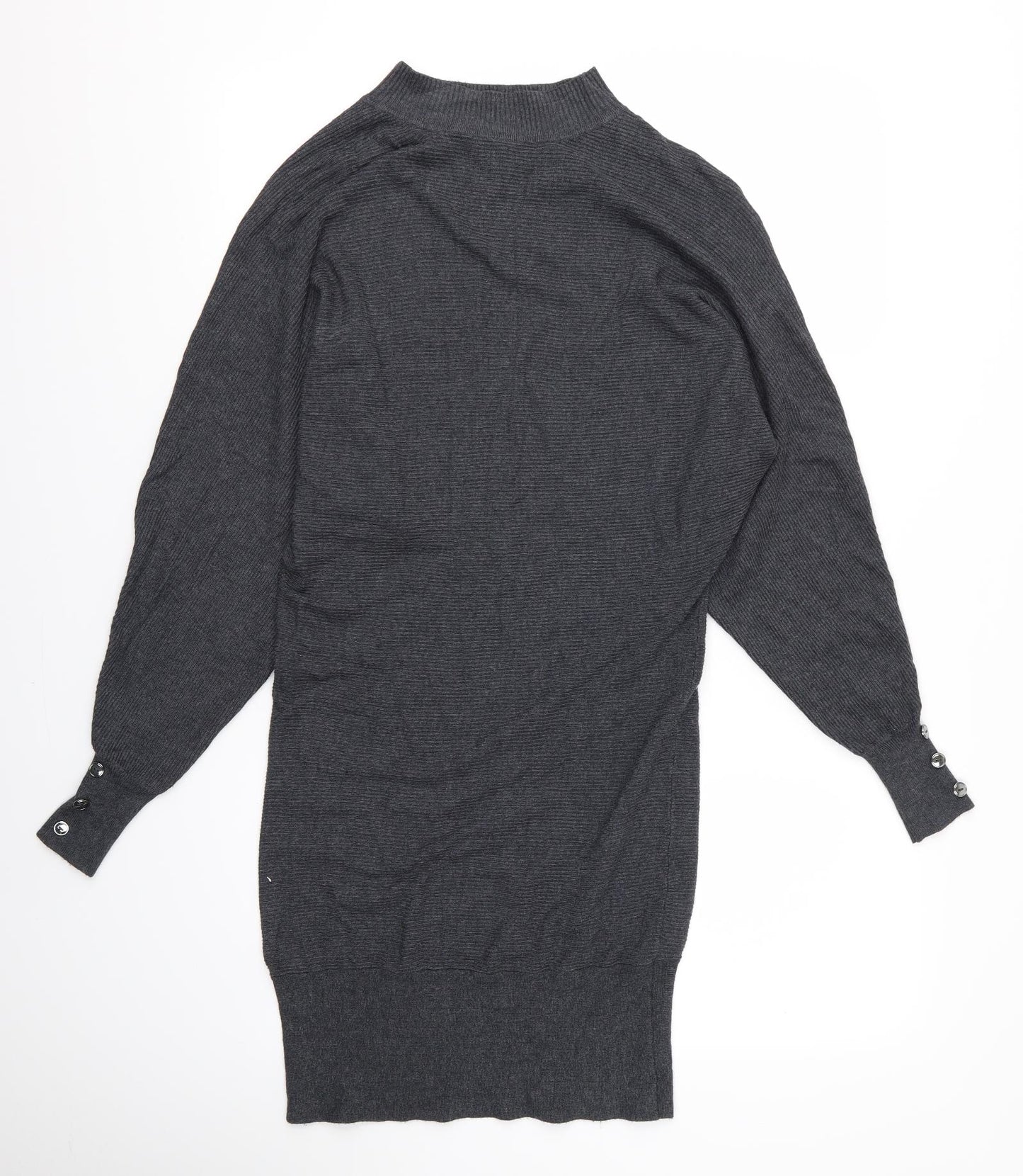 PRIMARG Womens Grey   Jumper Dress  Size XS