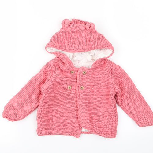 m&s Baby Pink   Jacket Coat Size 3-6 Months